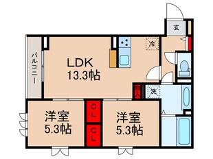 セジュール西台６の物件間取画像